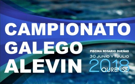 Ocho nadadores compiten en el Gallego Alevín de Verano