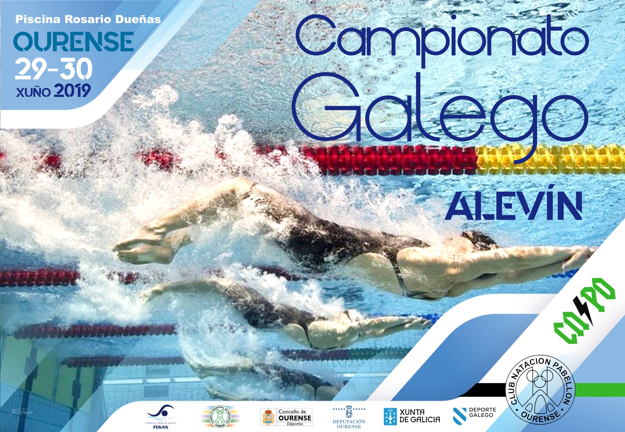 Oito nadadores do Fogar compiten no Galego Alevín de Verán
