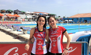 Elisa e Cora suman 3 medallas e 10 récords no Nacional Máster