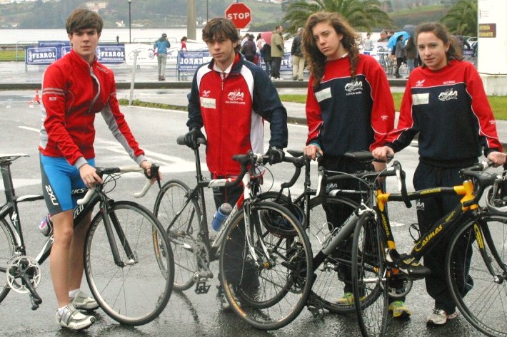 El Fogar inició la campaña 2010 de Duatlón Escolar en Ferrol