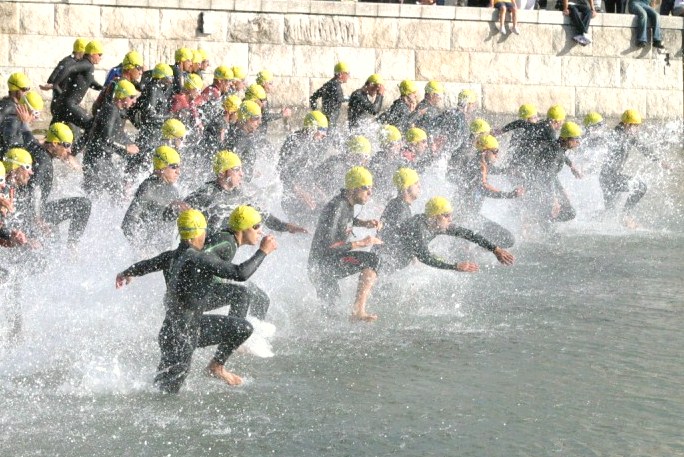 Jose Angel y Manuel estuvieron bien en el Triatlón de Bueu