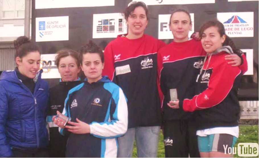 Las féminas del Fogar vencieron en el Duatlón de Guitiriz