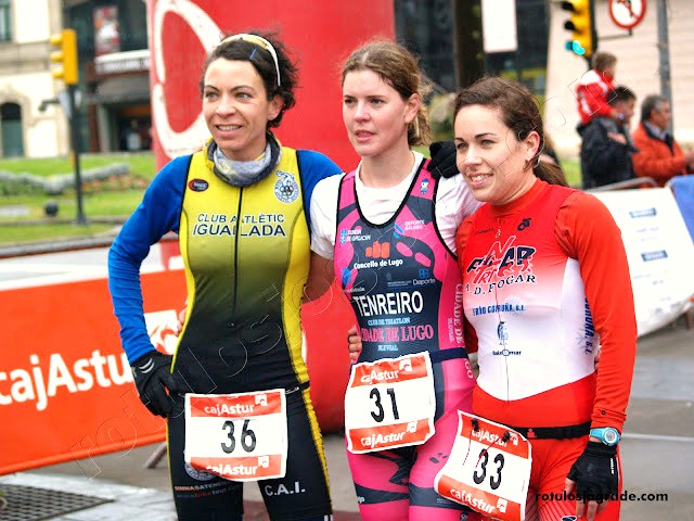 Pódium para Verónica Montes en el Duatlón Villa de Gijón