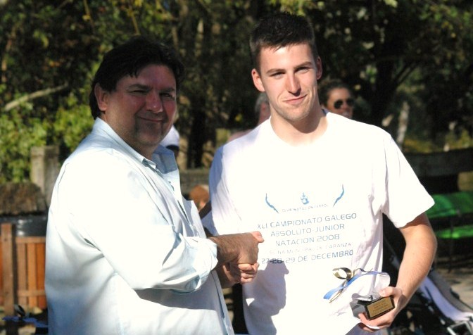 Diego Martínez acaba 2º en la Travesía al Puerto de Vilaxoán
