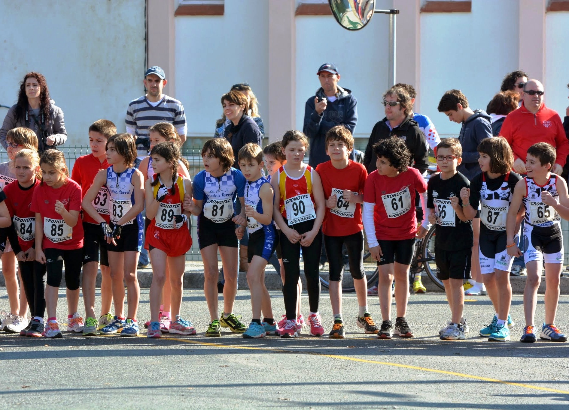 26 Promesas de la AD.Fogar en el Duatlón Escolar de Santiago