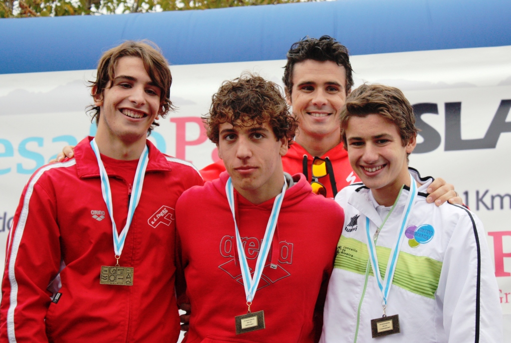Marta Barbeito y Alex Pardo, Campeones Gallegos de Acuatlón