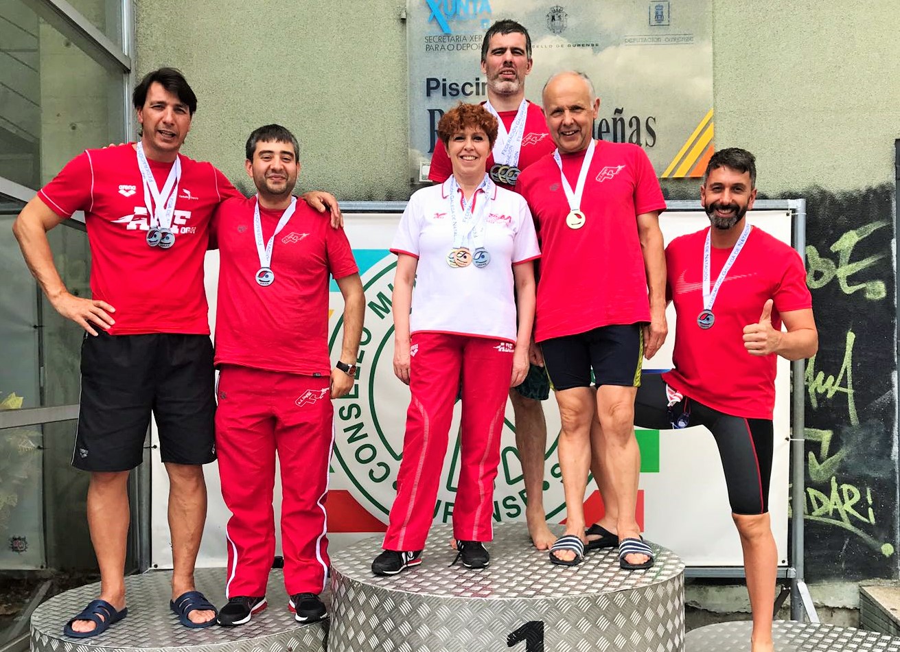 2 Récords Gallegos y 13 medallas para los Maestros en Orense