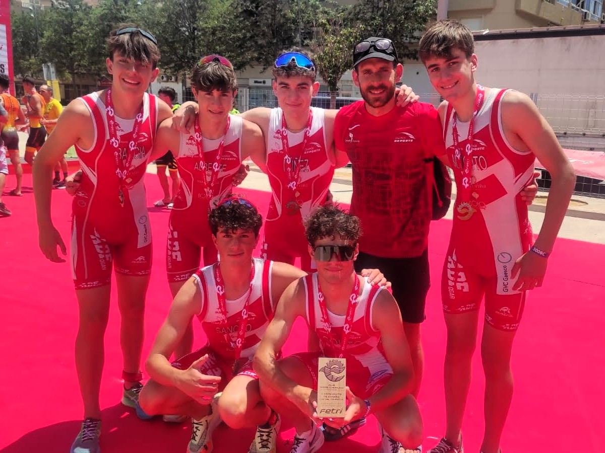 Bronce para os nosos no Nacional de Tríatlon Contrarreloxo