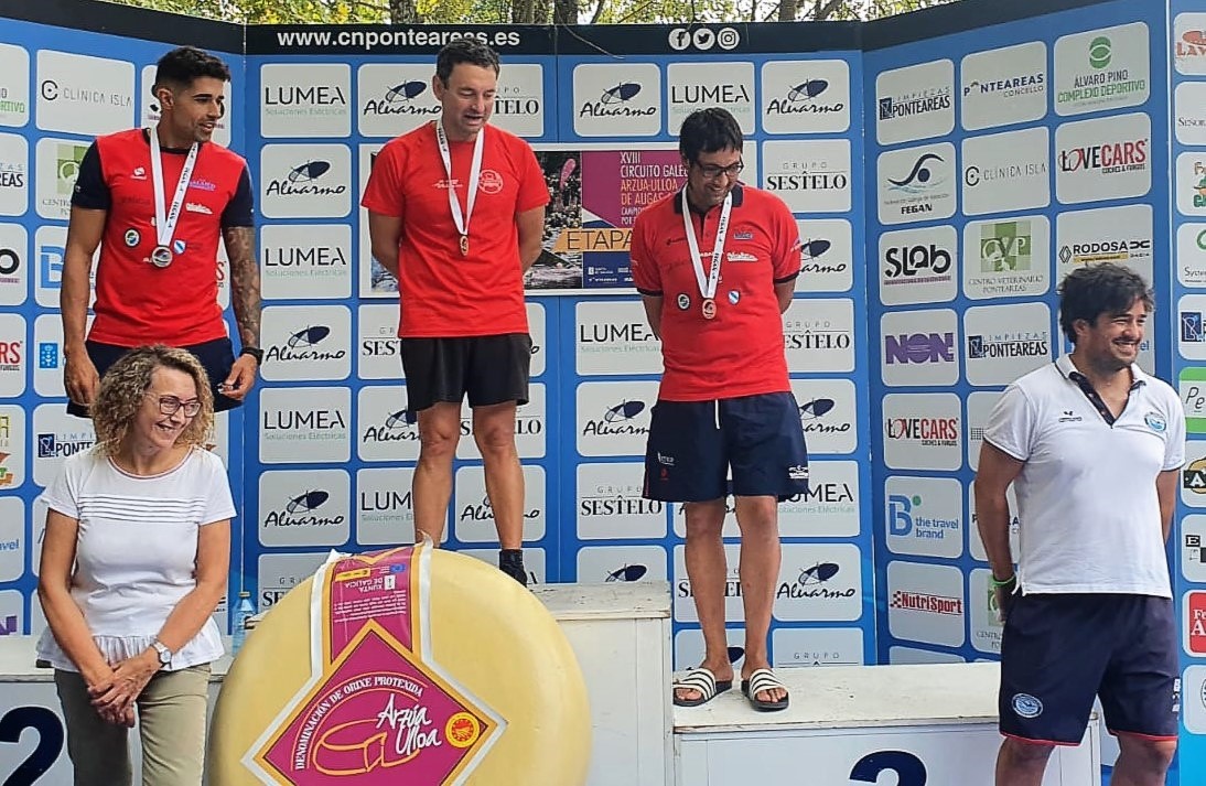 Julio gañou o Campionato e o Circuíto Galego de Augas Abertas