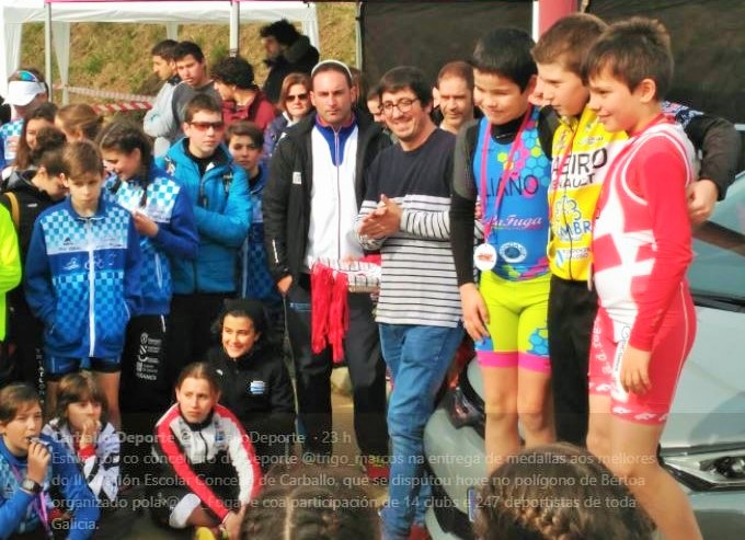 Joel Barcia se alzó con el bronce en el Duatlón de Carballo