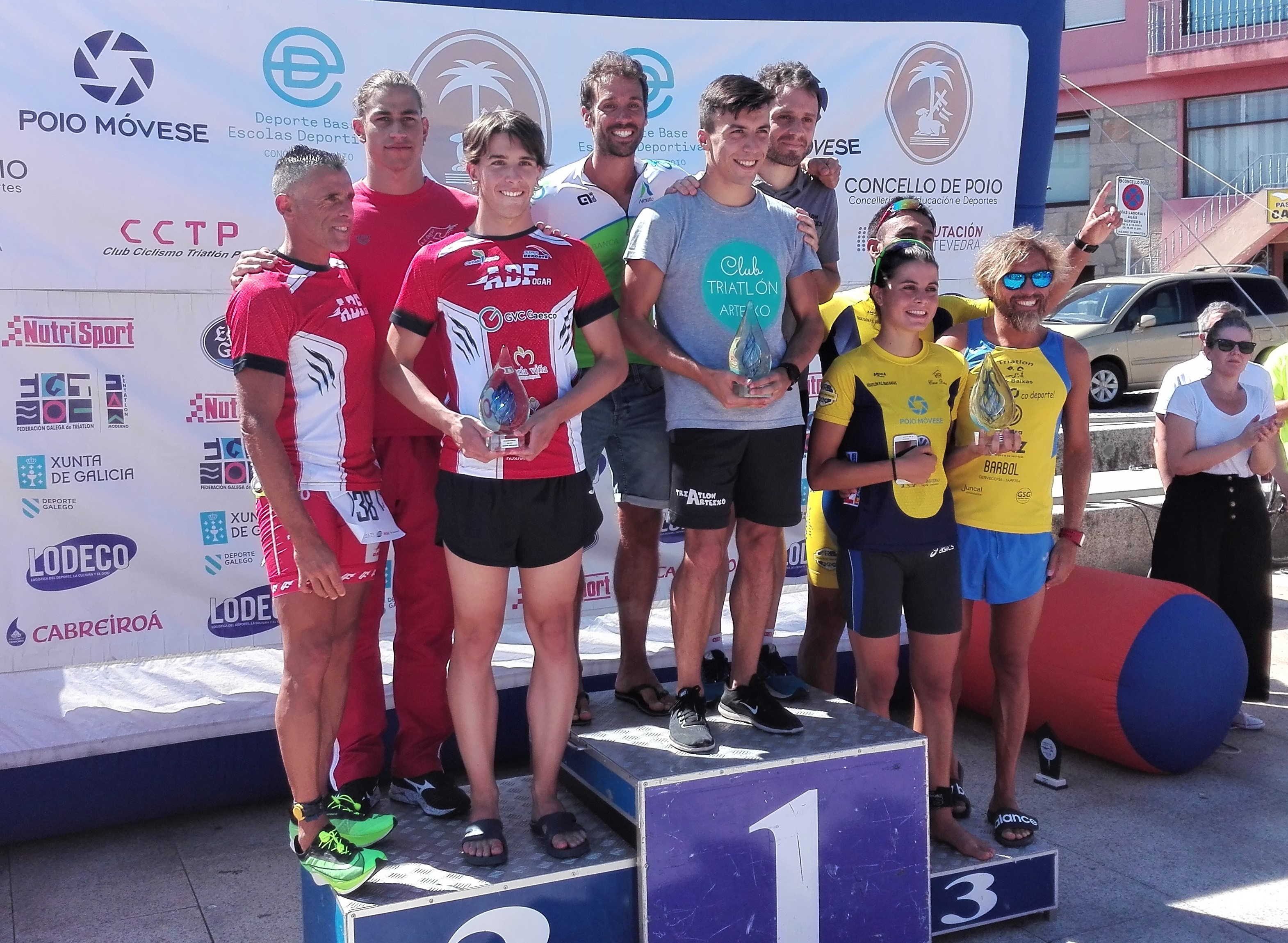 3 medallas para a AD.Fogar no Campionato Galego de Ácuatlon