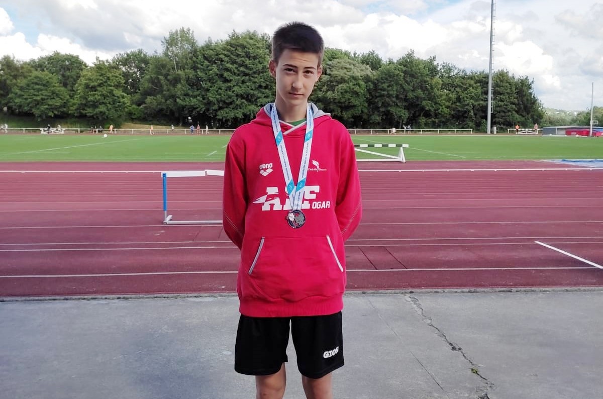 Prata en altura para Chema Negreira no Galego Sub-16 de Lugo