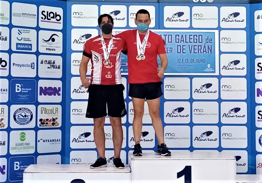 3 Récords e 16 medallas para @s Mestres-as no Galego de Verán