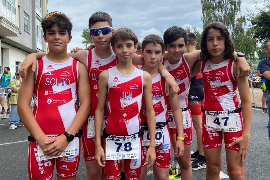 Os nosos acadan dous podios no Galego de Menores de Dúatlon