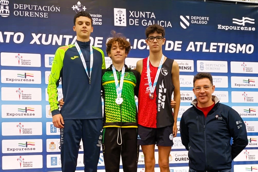 Unha medalla e sete récords do club no Galego Sub 16 e Sub 18