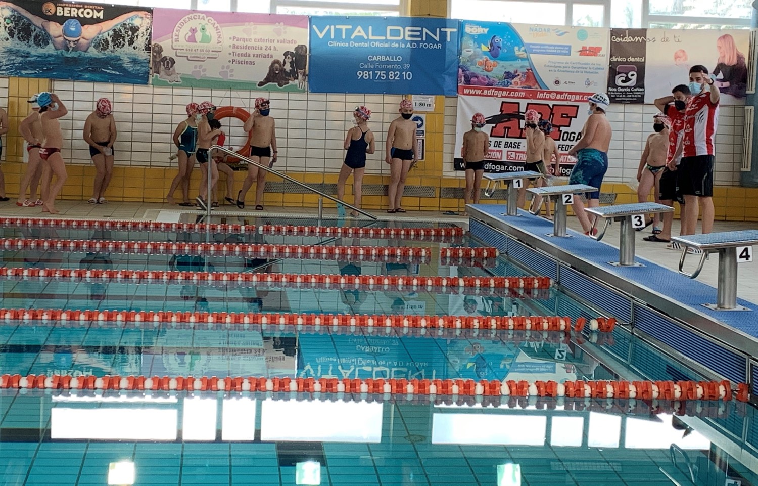 A cuarta xornada da Liga Galega Benxamín nádase en Carballo