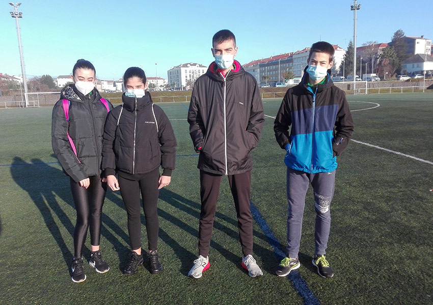6 Atletas do Fogar acoden ao 2º Control de Marcas de Pontevedra