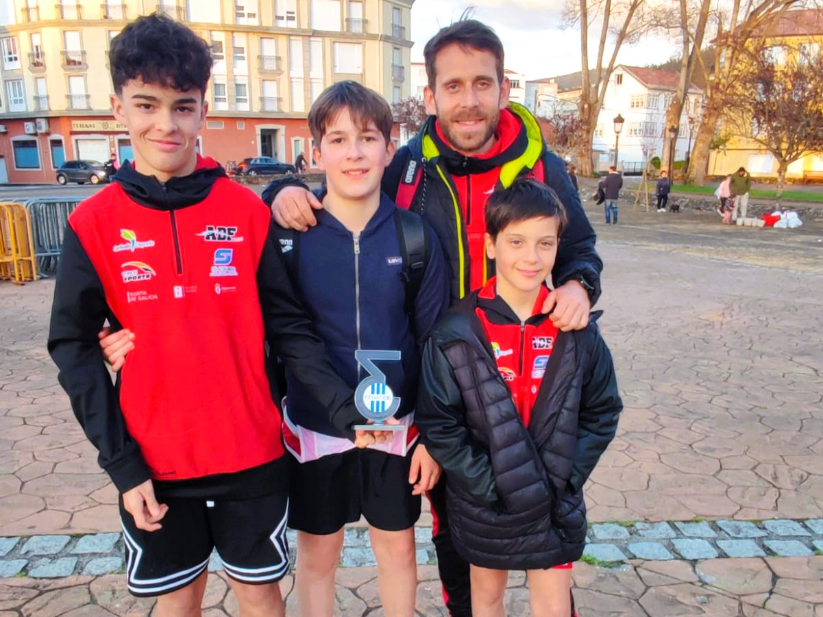 Bronce para o equipo infantil no Galego de Menores de Dúatlon