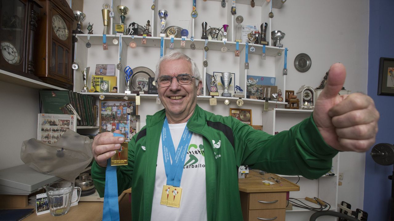 Antonio Remuiñan compite mañán no Galego Máster de Atletismo