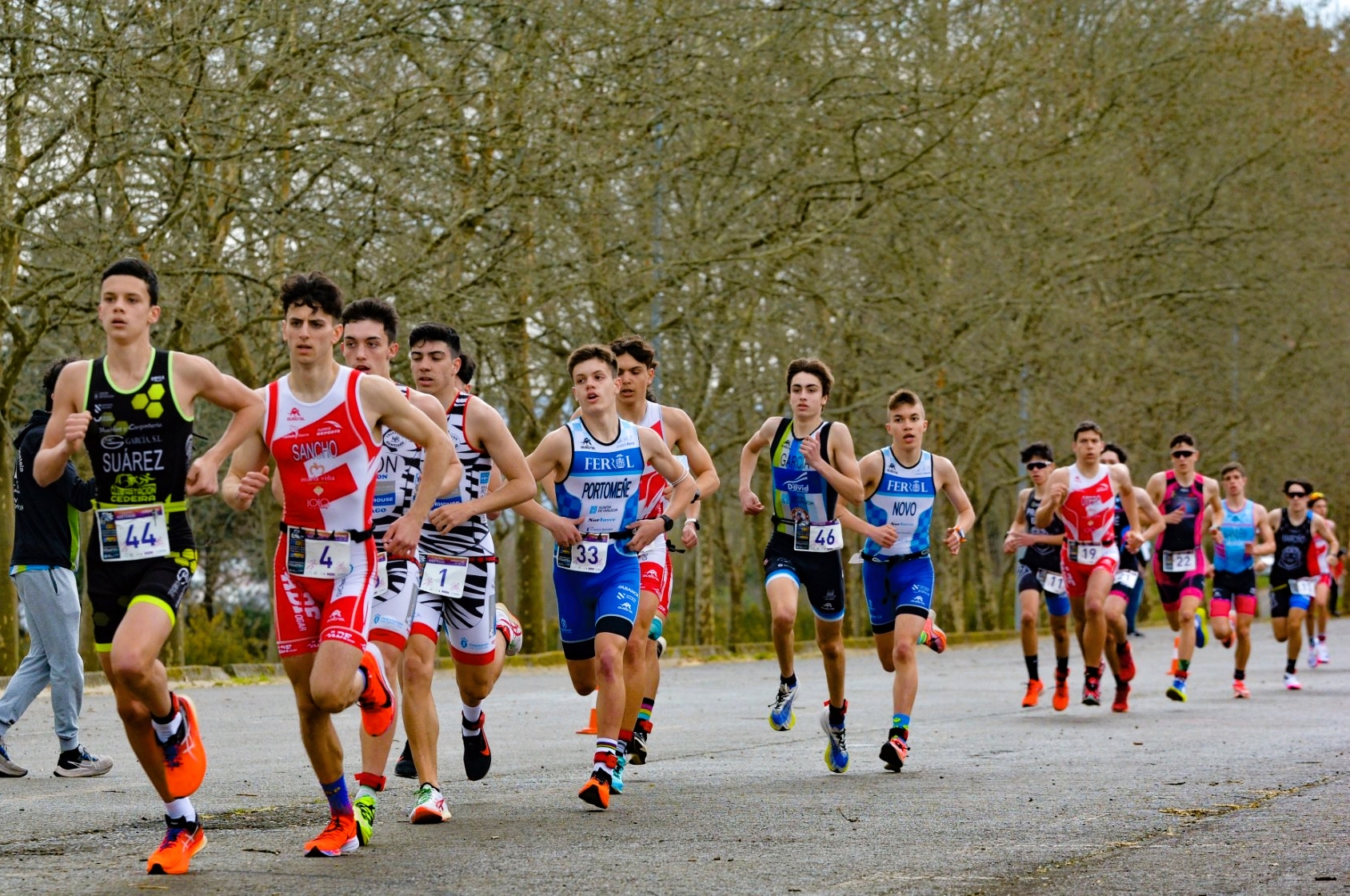 Os nosos acadan tres podios no Dúatlon Cidade de Santiago