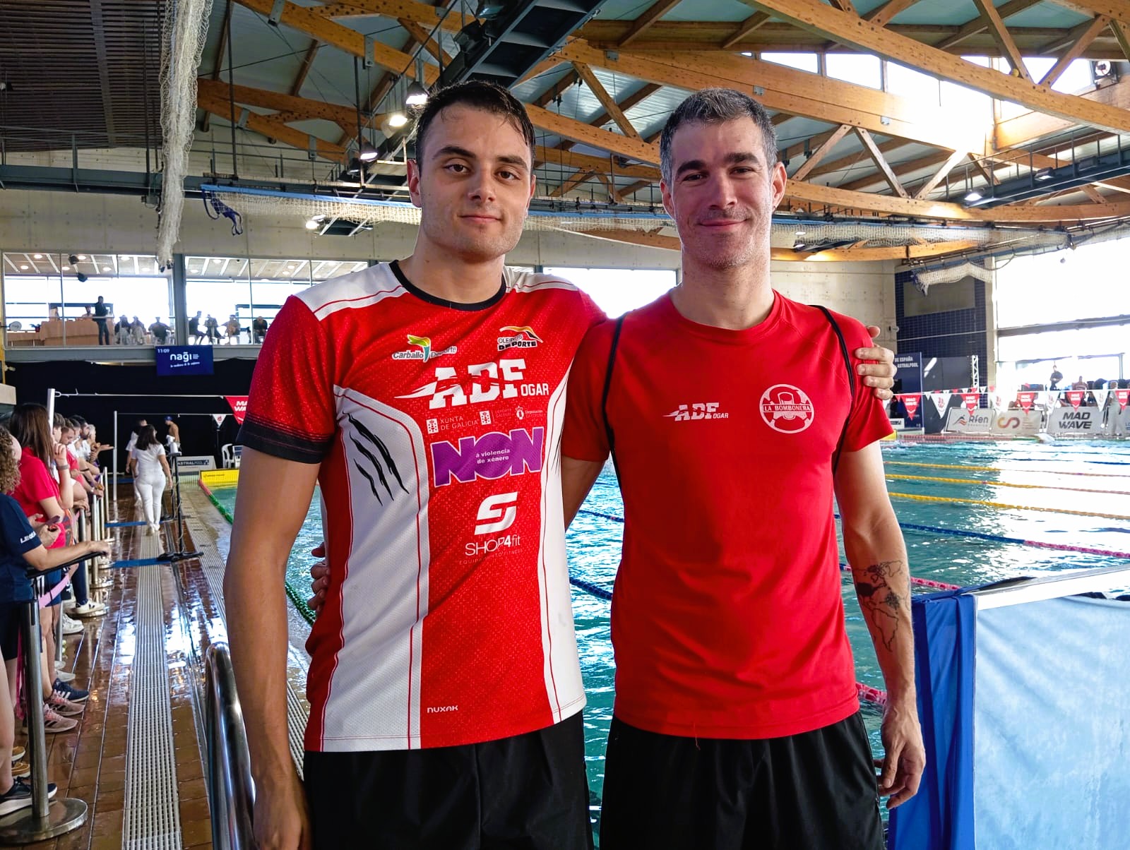 Martín López bateu en Barcelona o récord absoluto dos 50 braza