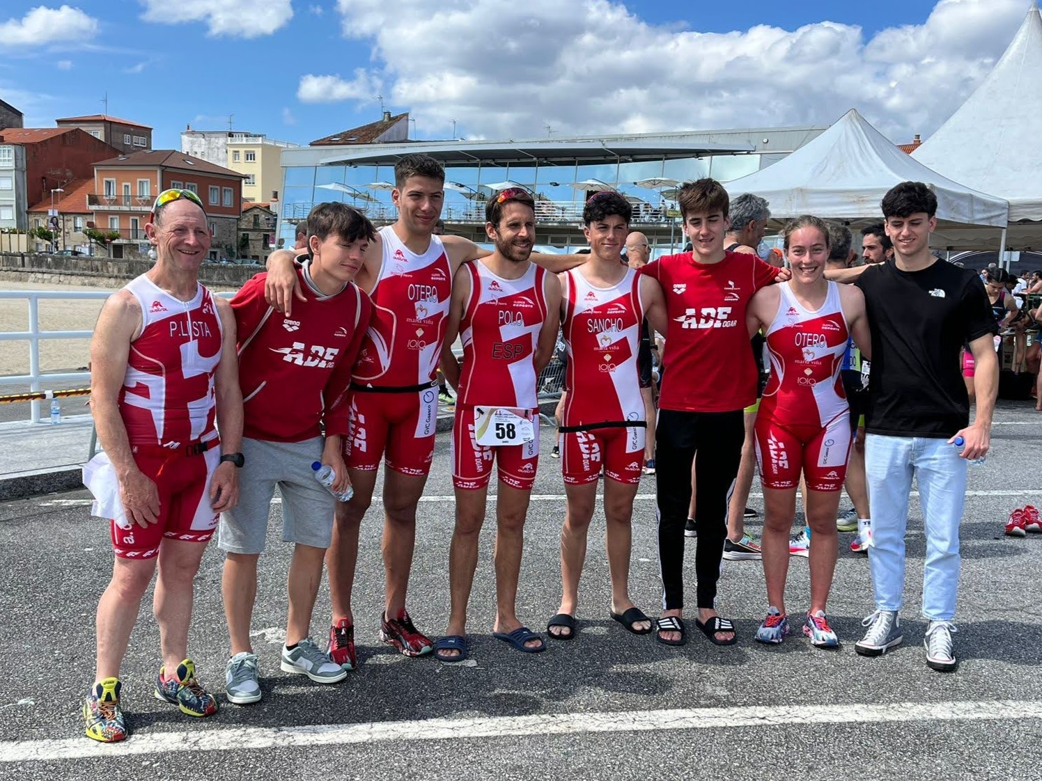 Bo concurso d@s nos@s triatletas en Oleiros, Caorle e A Pobra