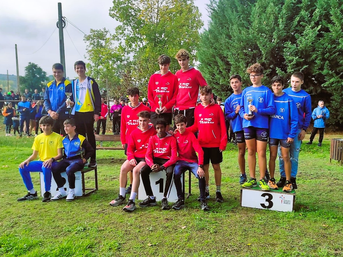 Ouro para os nosos sub16 no Galego de Campo A Través de A Rúa