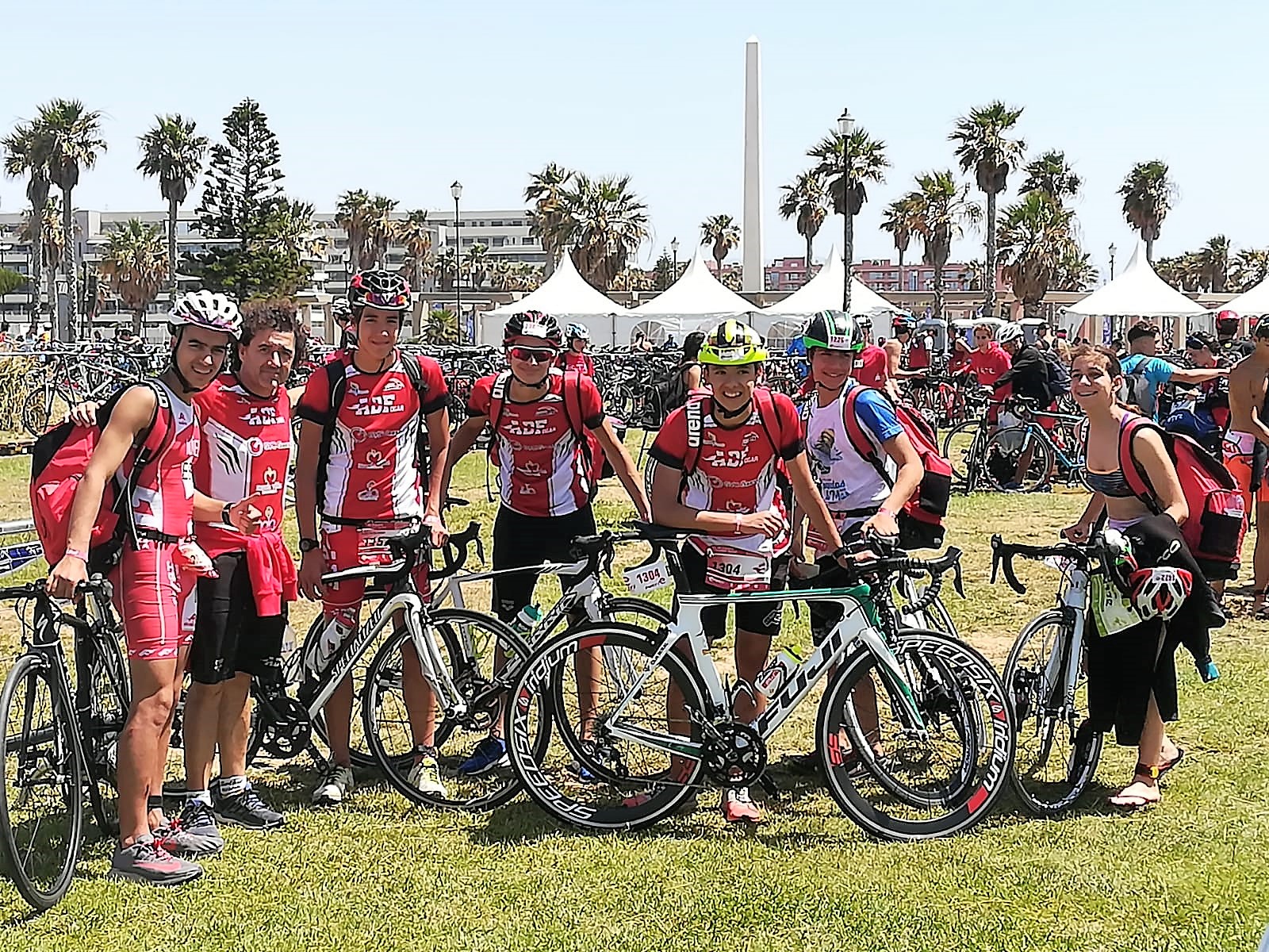 9 dos nosos desputan o Nacional de Tríatlon Sprint de Pontevedra
