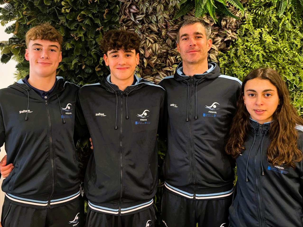 Anxo, Carlos, Héctor e Noa xa están en Palma de Mallorca 