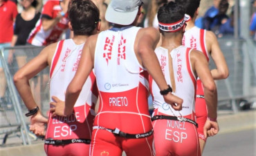 4 dos nosos acoden ao Nacional de Tríatlon CRI de Pontevedra