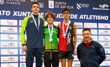 Unha medalla e sete récords do club no Galego Sub 16 e Sub 18